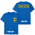 Sweden Football Unisex Kids Country Pride Soccer Tee #WC Unisex