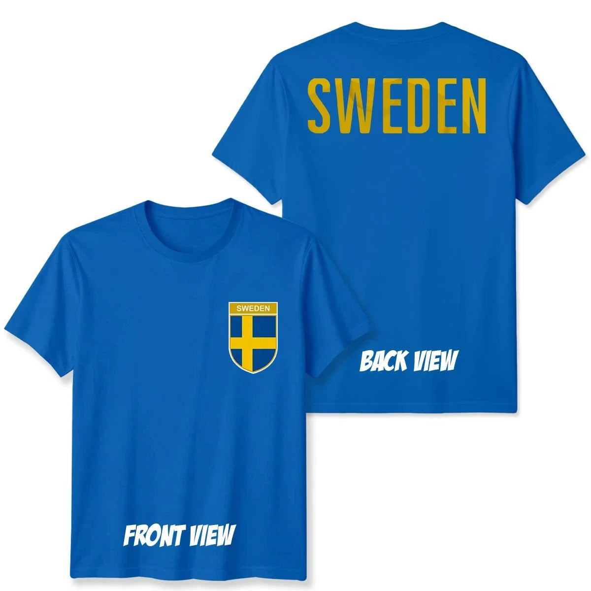 Sweden Football Unisex Kids Country Pride Soccer Tee #WC Unisex