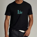 Minimalist “Life” Simple Modern Quote Tee Graphic Unisex Men Women Shirt Unisex
