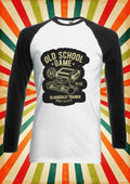 Old School Game Born To Play Men Women Long Short Sleeve Baseball T Shirt 2400 Unisex