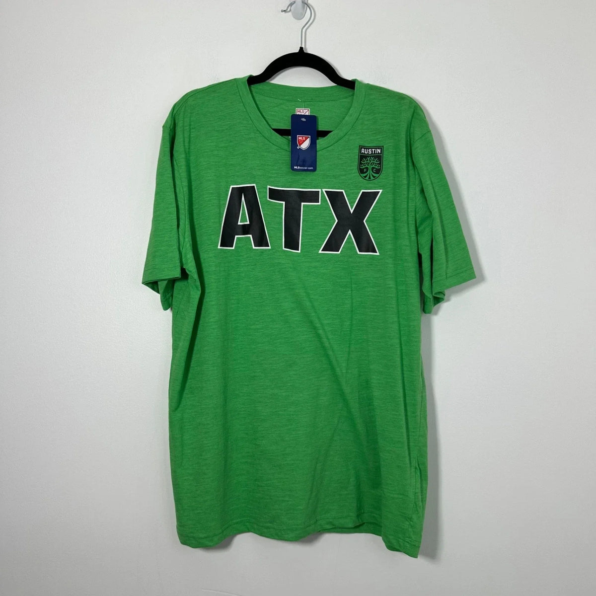 New Official MLS Austin FC "ATX" Soccer Club Green Men’s XL NWT Unisex