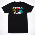 Simple Plan Sad Face Heart Weather Pop Punk Emo Rock Band Tee Unisex