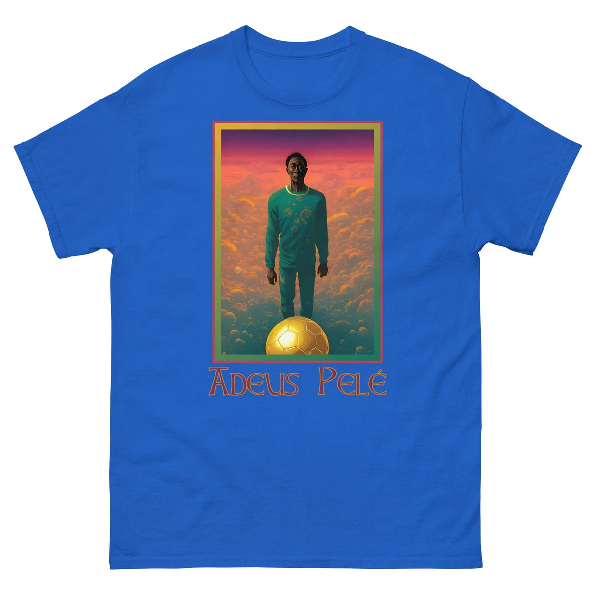 "Adeus Pelé" Unofficial Fan Art Men's classic tee Soccer Fútbol Brasil Brazil Unisex