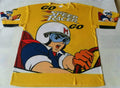 Custom Speed Racer Sublimated shirt bred toro thunder yellow lightning Unisex