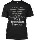 Lung Kidney Heart Transplant Survivor Blank Stares Made In USA S To 5XL Unisex