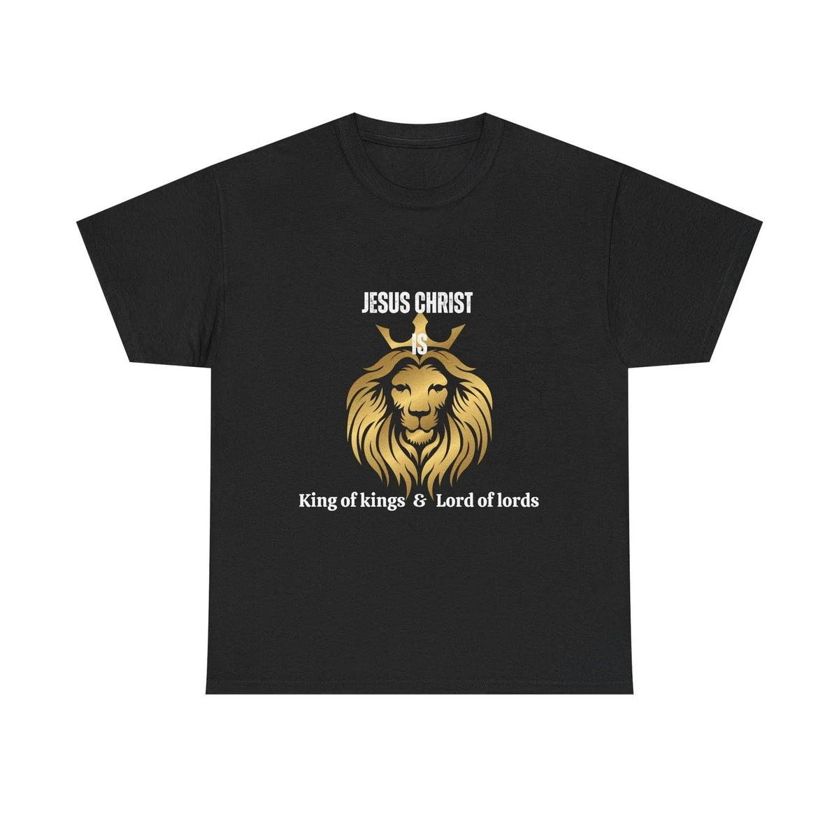 Jesus Christ King of kings & Lord of lords Family Christian Black Unisex