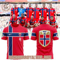 The 2026 World Cup Kit For The Norwegian National Team 3D Shirt Unisex