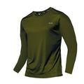 Men's Ice Silk Long Sleeve Quick Dry Sun Protection Cooling Gym Top Unisex