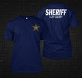 New POLICE County Sheriff Clay Florida - Custom front and back tee Unisex