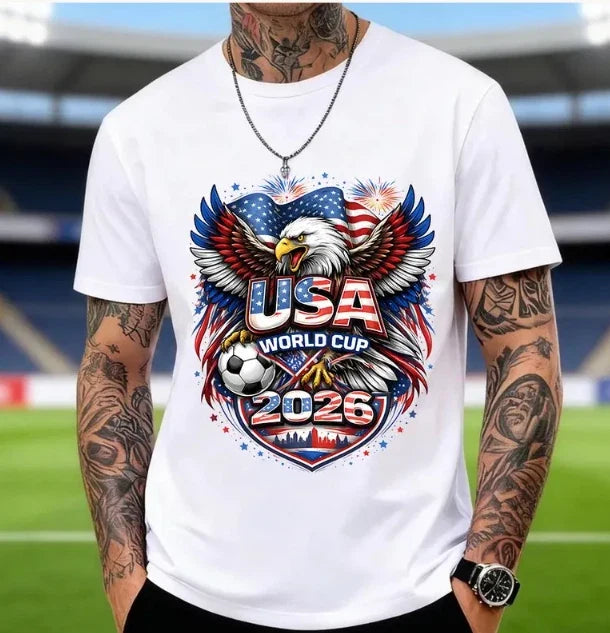 USA Soccer World Cup 2026 Fan Apparel Tee – Football Supporter Shirt Unisex