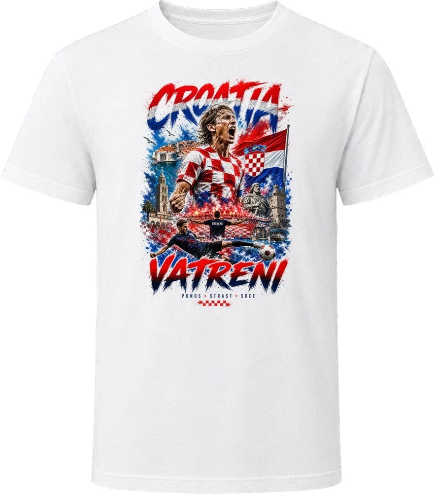 Croatia Vatreni Soccer Football 2026 National Pride T Shirt Unisex