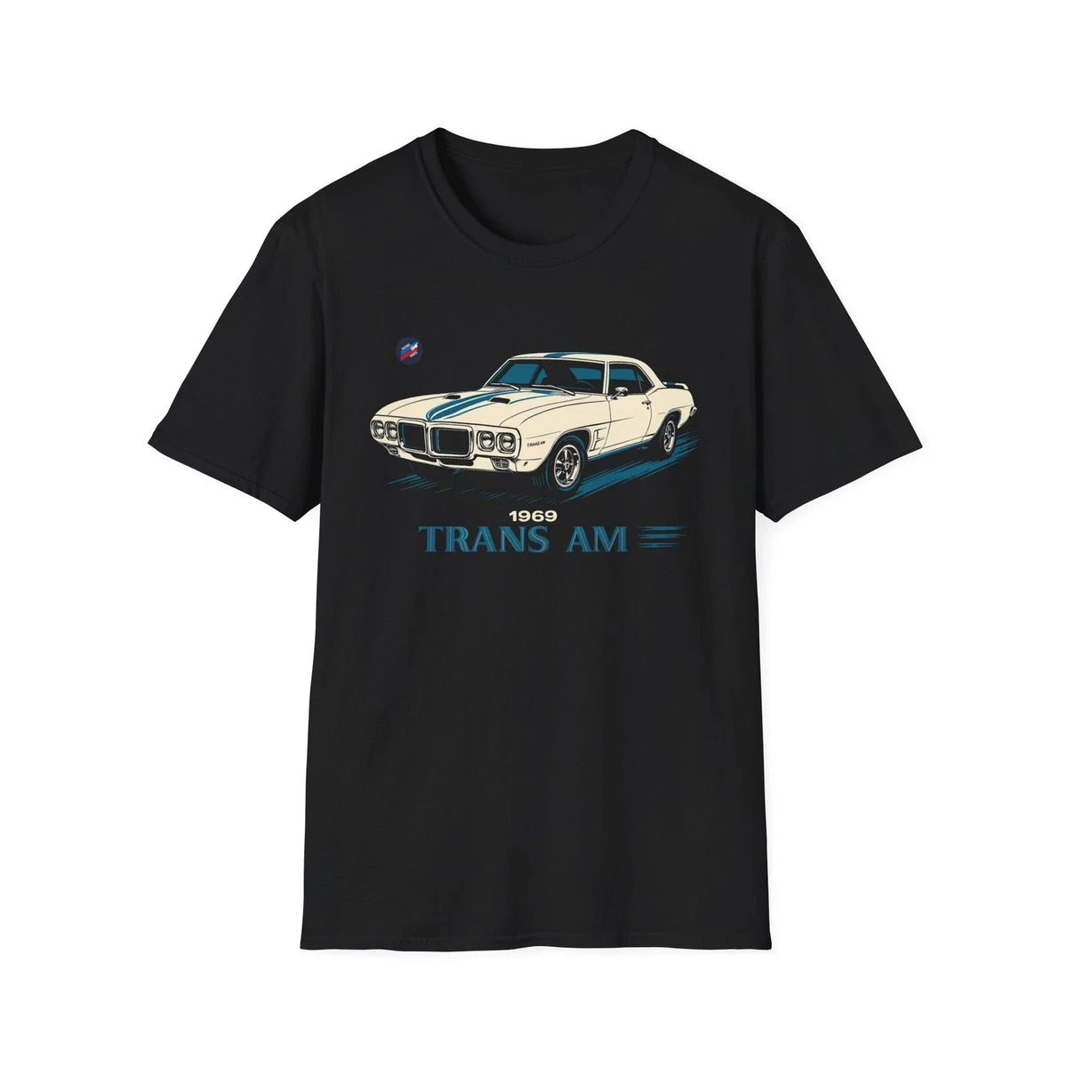 1969 Trans Am Shirt – White Classic Muscle Car Graphic Tee Pontiac Unisex