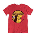 BELGIUM Football Retro Circle, Adults Kids Or Baby, World Cup 2026 Unisex
