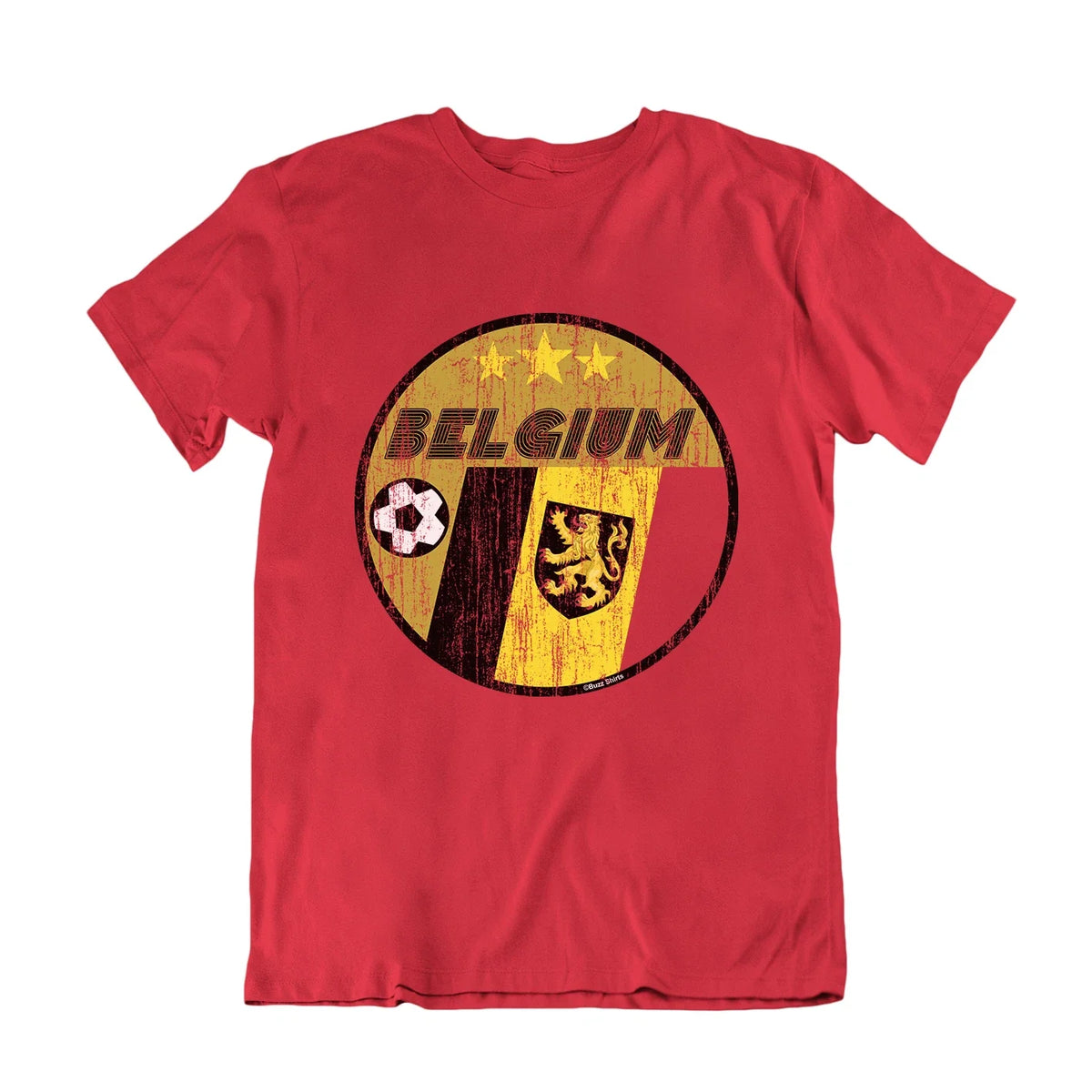 BELGIUM Football Retro Circle, Adults Kids Or Baby, World Cup 2026 Unisex