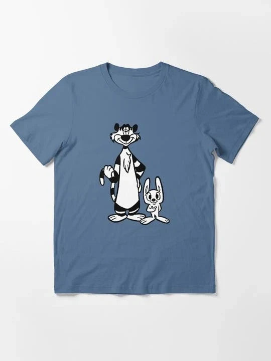 Adventures Crusader Rabbit Vectorized Size S to 5XL Made in the USA Unisex