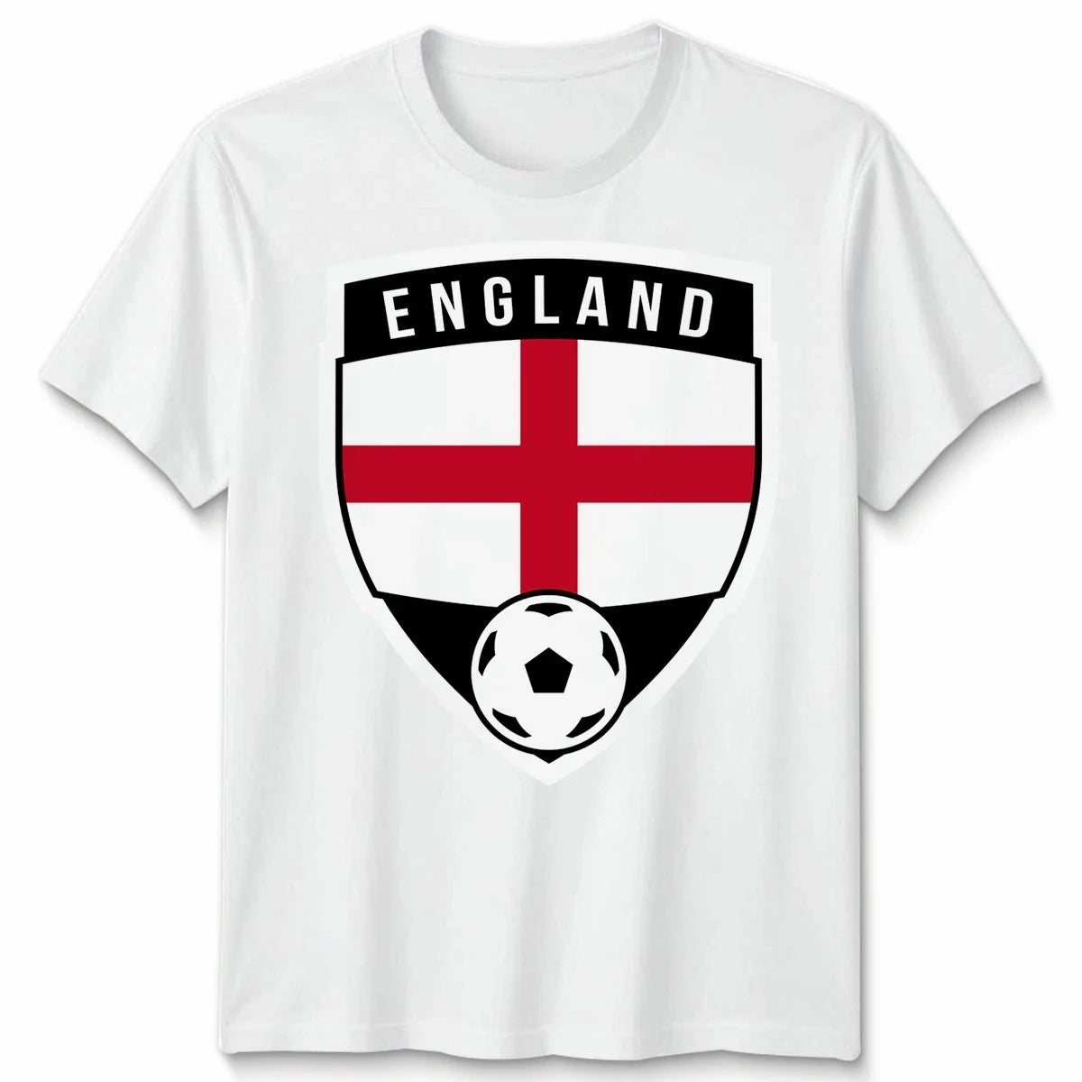 England Crest Unisex T Shirt Men Women Football Matchday Supporter Fan Gift Tee Unisex