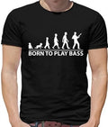 Born To Play Bass - Mens - Guitar Music Rock Bassist Guitars Unisex
