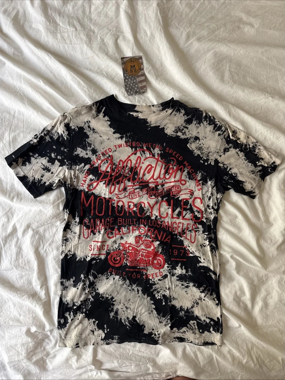 Affliction Mens Twisted Speed Size L Unisex