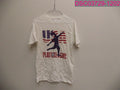 Stain-Unisex Small Short Sleeve White USA Soccer Play Like a Girl Unisex