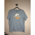 Carhartt Baby Blue Loose Fit T Shirt XL Oversized Grunge Tee Unisex