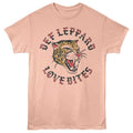 Def Leppard Leopard Head Love Bites Men's T Shirt Rock Band Merch Unisex