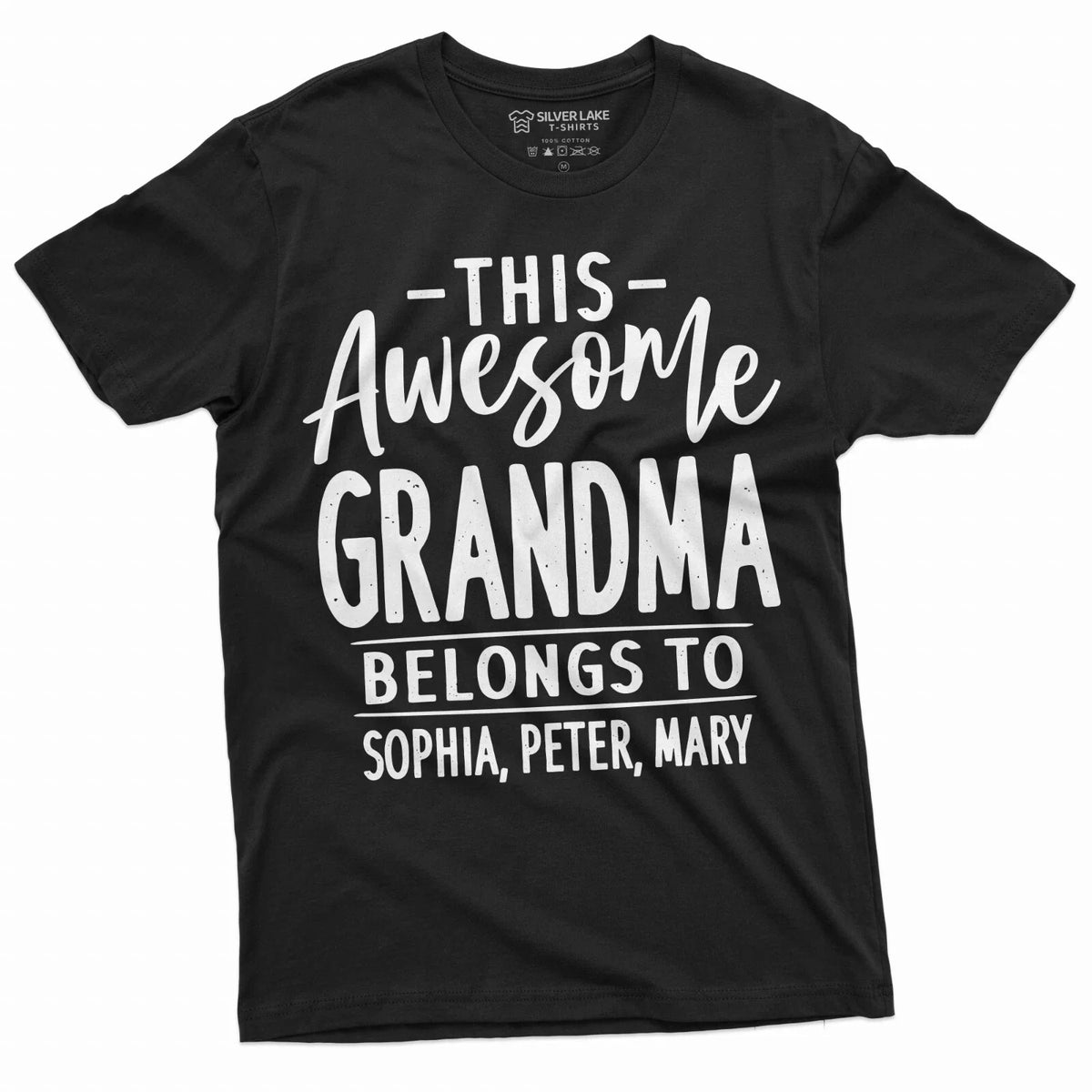 Personalized Grandma Awesome Grandma Tee Grandma Custom Grandma Unisex