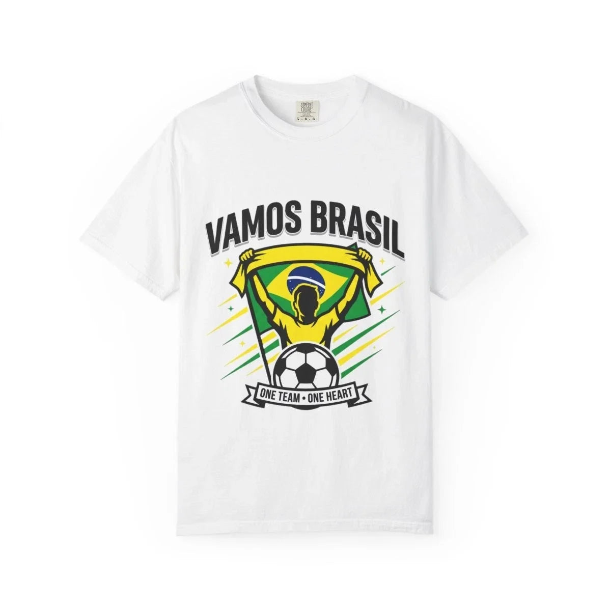 Vamos Brasil Soccer Fan | One Team One Heart Unisex