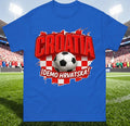 Croatia Idemo Hrvatska , Croatia Retro Football World Cup Tee Shirt Unisex