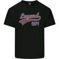 Legend Since 55th Birthday 1971 Mens Cotton Tee Top Unisex