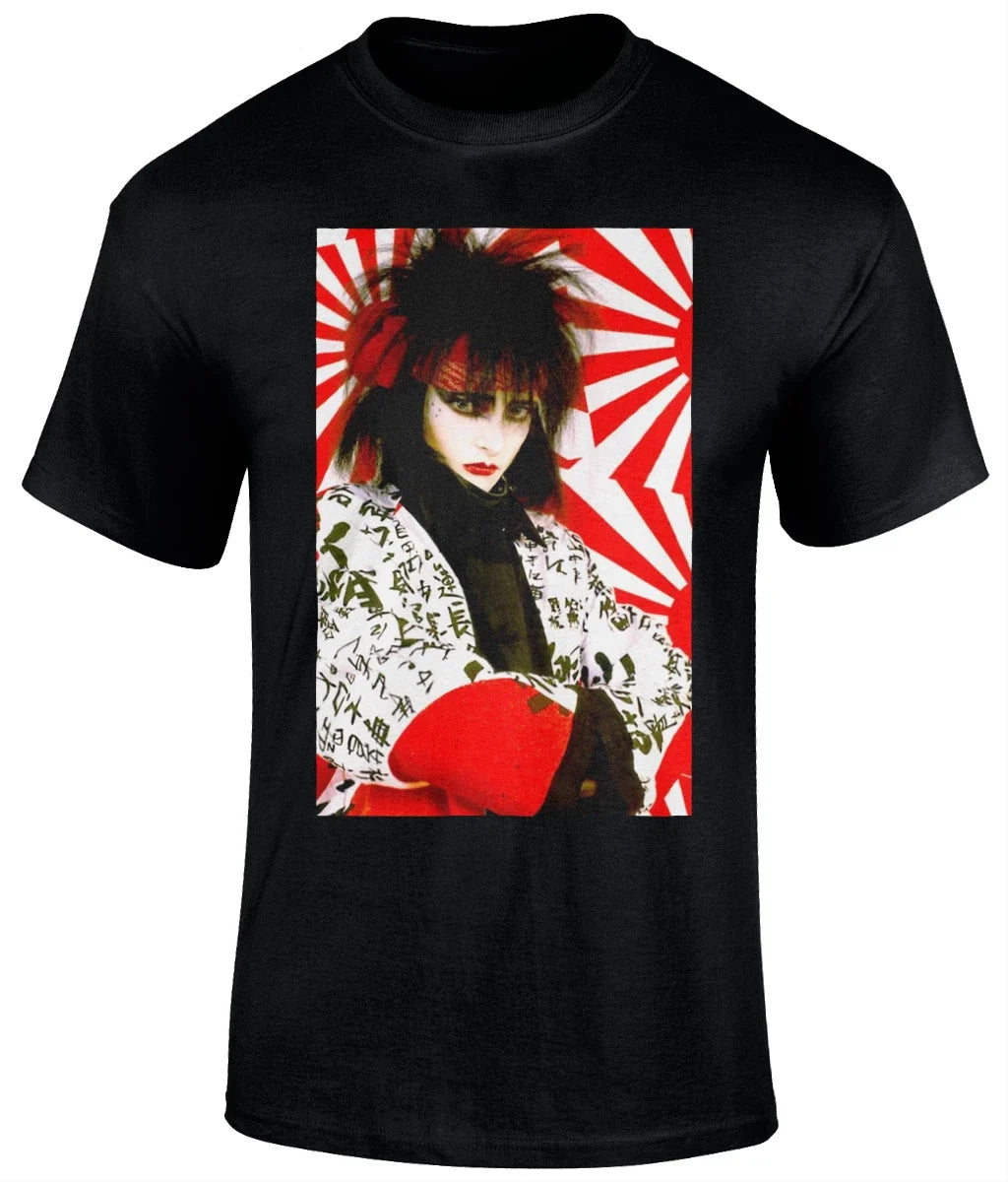 Siouxsie and the Banshees Goth T Shirt British Punk Band Music Retro Black S-5XL Unisex