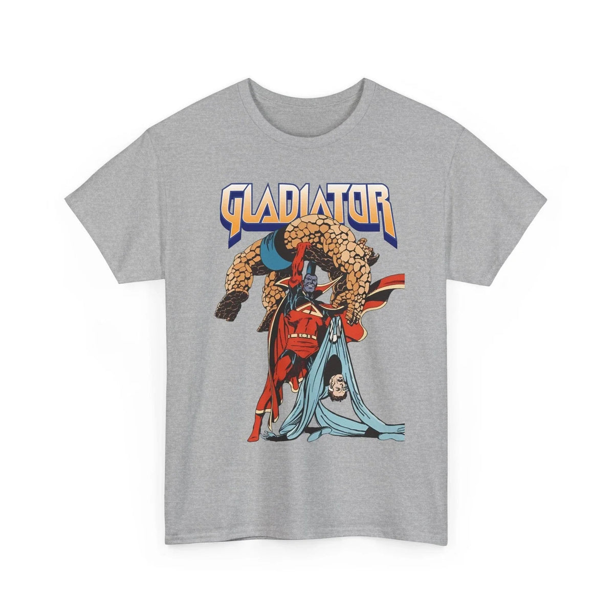 Gladiator John Byrne Art Thing Mr. Fantastic Retro Vintage-Style Tee Unisex