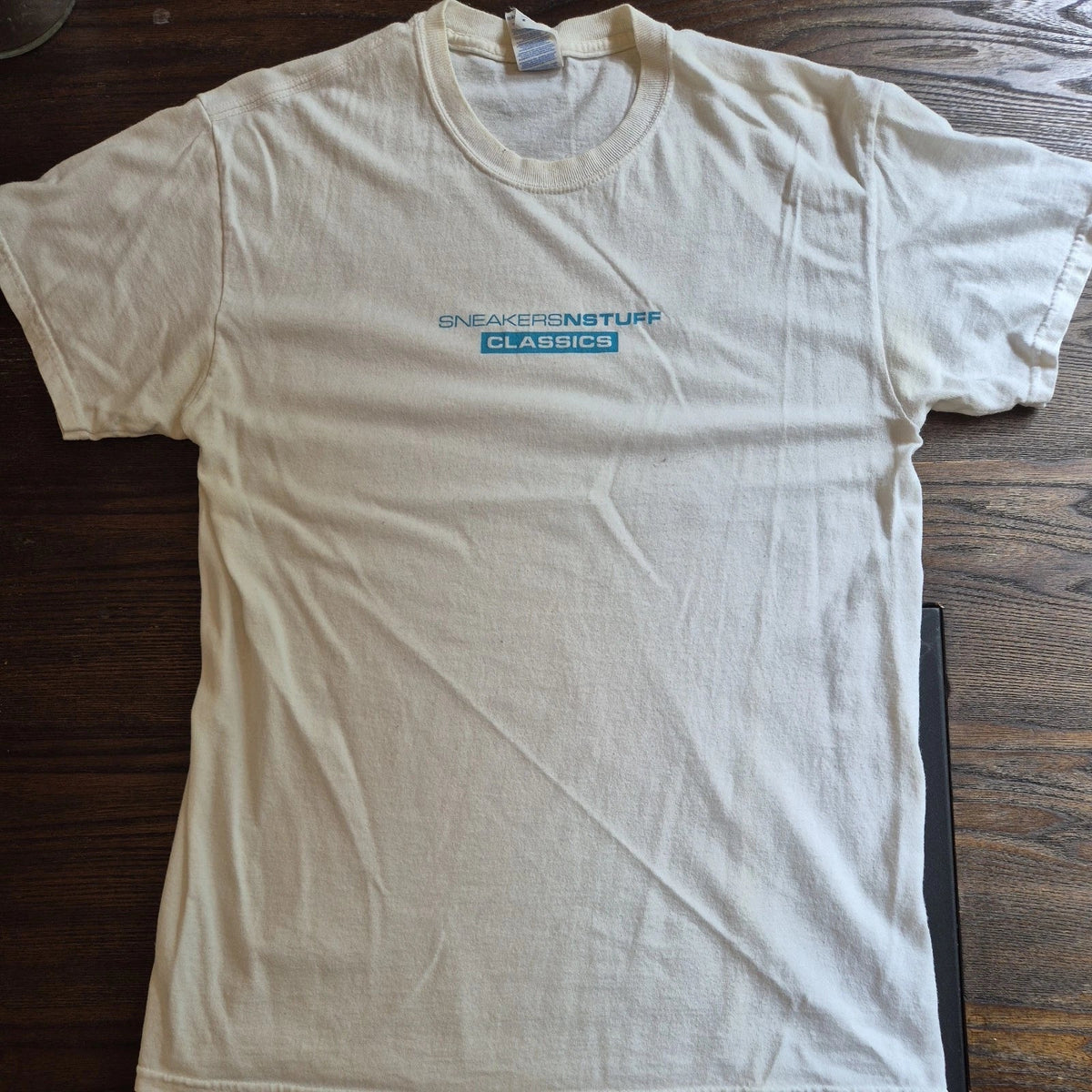 SNS SneakersnStuff Men’s Medium White Short Sleeve Crew Neck 100% Cotton Unisex