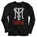 Scarface Movie Tony Montana TM Symbol Men's Long Sleeve T Shirt Cuban Drug Lord Unisex