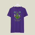 Purple MEDIUM Mens T Shirt Gildan Simple Man Beer Doobies Boobies 420 Weed Unisex
