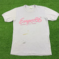 Vintage 1988 Expo Vancouver B.C. Canada Purple Size Medium THASHED USA Unisex