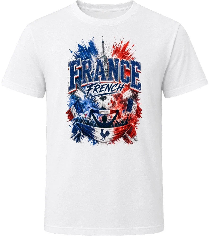 France French Soccer Football National Supporters T Shirt Unisex
