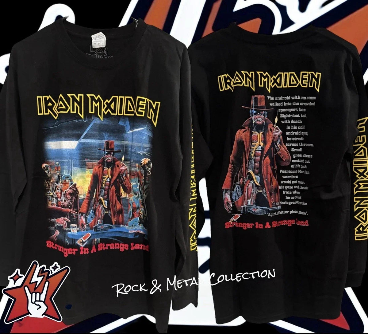 Iron Maiden New Short & Long Sleeve Megadeth Metallica Judas Priest Unisex