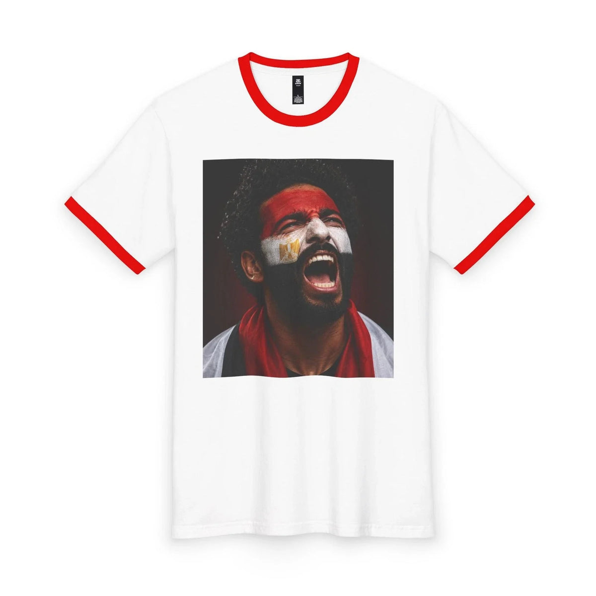 Egyptian Football Fan Face Tee | Soccer Emblem Unisex