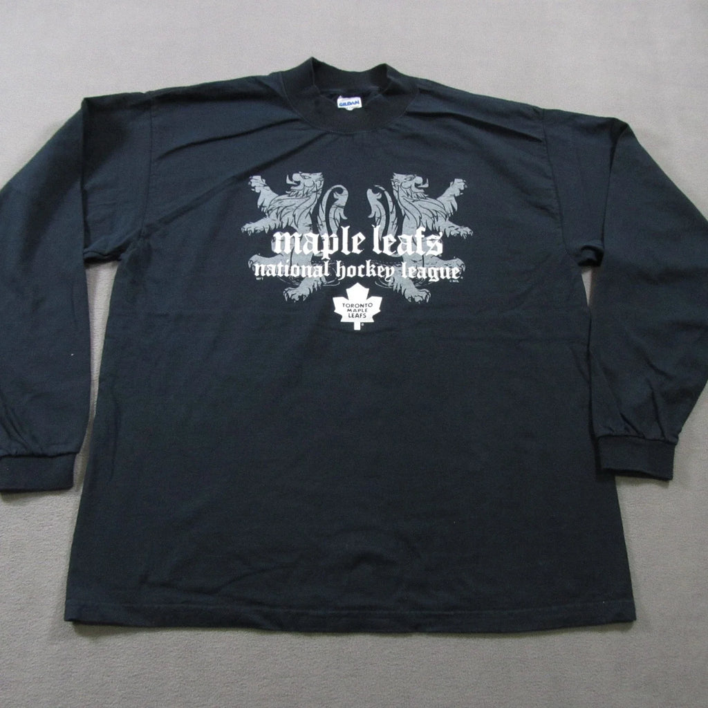 Toronto Maple Leafs National Hockey League Shirt Mens Extra Large Y2K Black Unisex