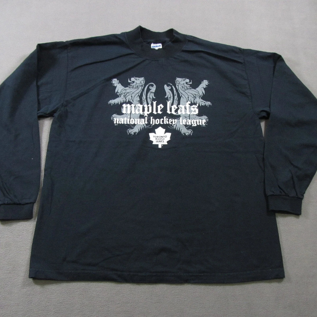 Toronto Maple Leafs National Hockey League Shirt Mens Extra Large Y2K Black Unisex