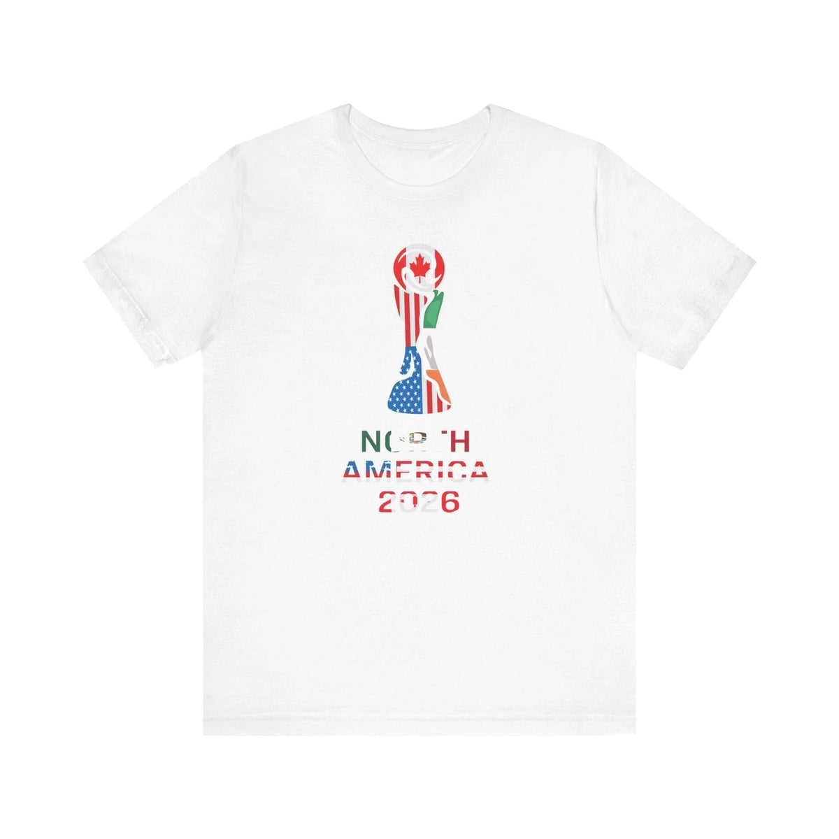 Unisex Jersey Short Sleeve Tee North America 2026 Football Canada USA Unisex