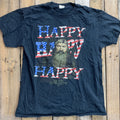 Gildan T-Shirt Men's Black M Duck Dynasty Happy Happy Happy 100% Cotton