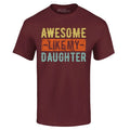 Awesome Like My Daughter Dad Grandpa Father's Day Gift Funny Tee Shirts Unisex