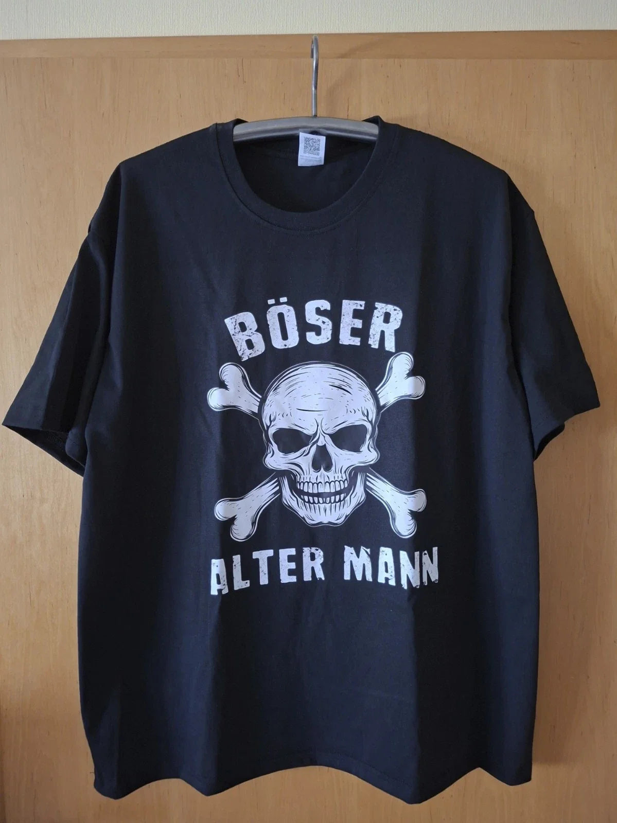 Evil Old Man - Premium , Black, New, Size XL Unisex
