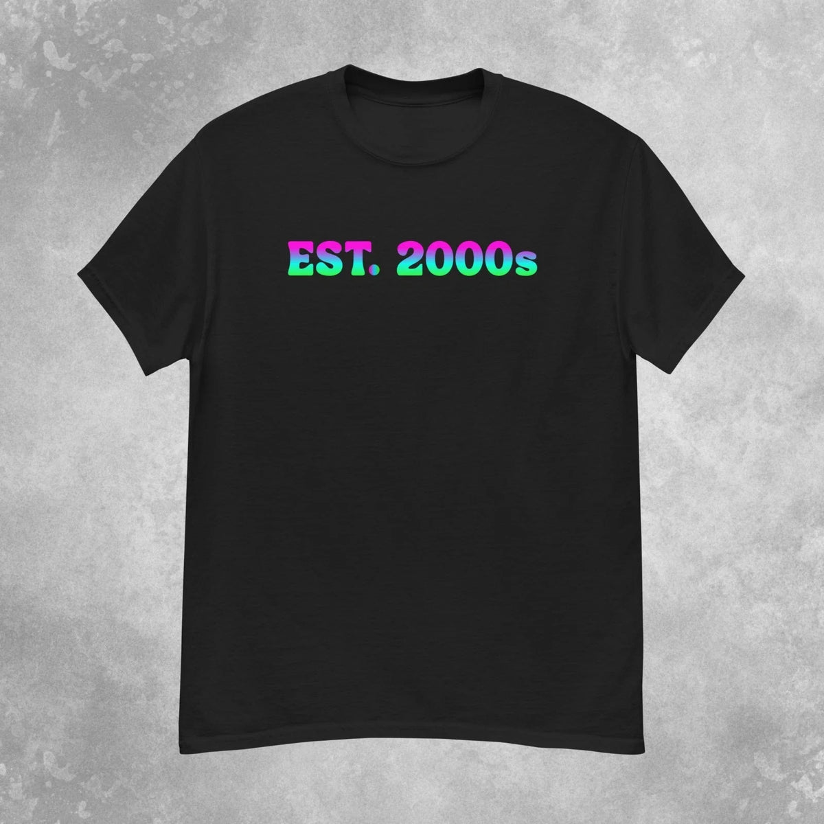 Colorful EST. 2000s Mens S-2XL Unisex