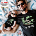 Dad and Son Matching Turtle Shirt Set, First Father's Day Gifts, Dad Baby Shirt Unisex