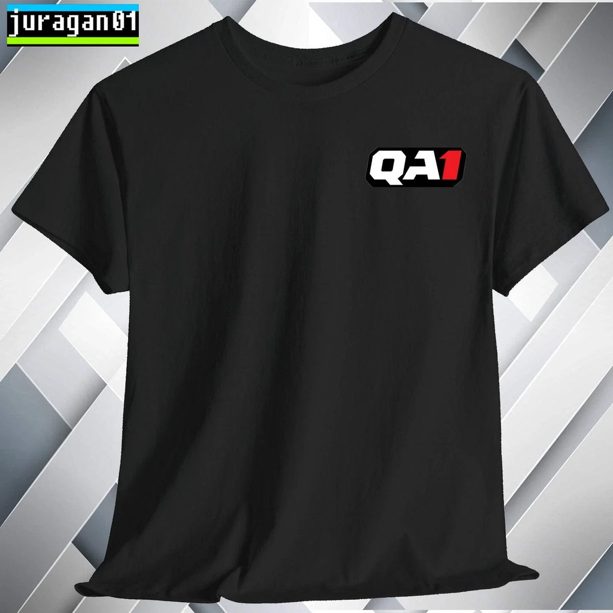QA1 Kits Small Logo Black/Gray/Blue/Red/White S to 5XL Made in USA Unisex