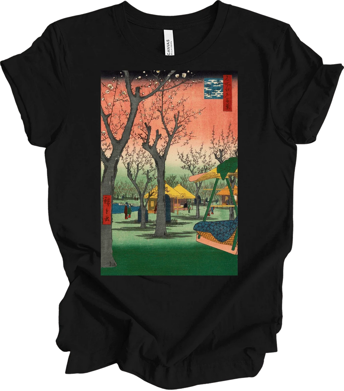 Plum Garden Kamata Ukiyo-e Art Unisex Unisex