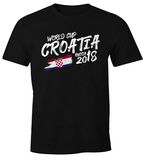 Men's Fan Shirt Croatia Croatia Hrvatska World Cup 2018 Soccer World Cup Unisex