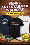 Keir Starmer Stuck Farmer Wanker Politics Anti-Labour Comedy Tee Gift Unisex